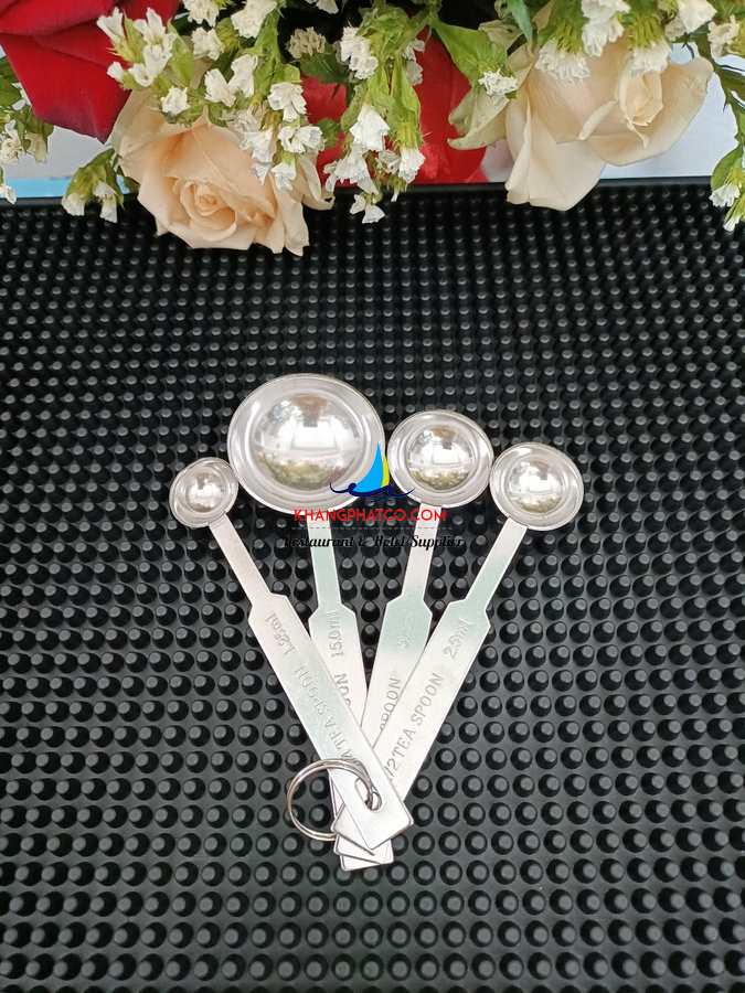 Bộ muỗng đong inox 603002 3 Bộ muỗng đong inox 603002 3
