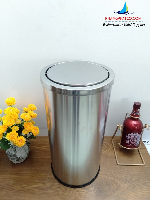 Thung rac nap lat xoay A35 F .1 - Th&ugrave;ng r&aacute;c nắp lật xoay A35-F