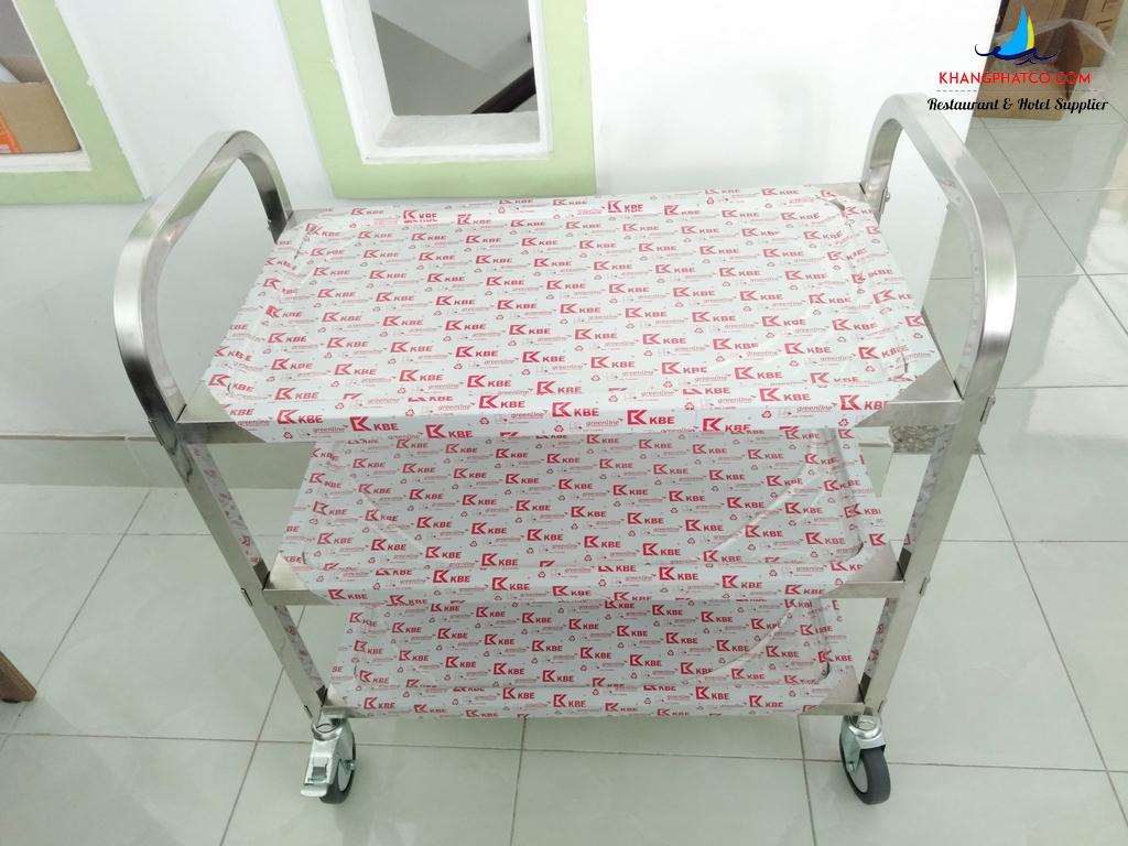 Xe đẩy inox 3 tầng Xe đẩy inox 3 tầng