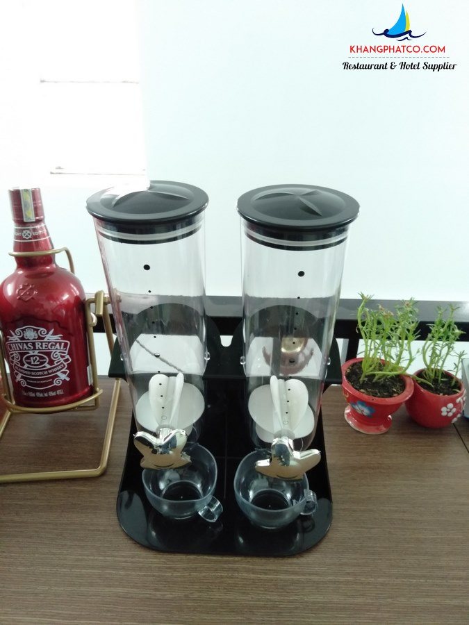 Bình đựng ngũ cốc 2 ngăn CCD02B Bình đựng ngũ cốc 2 ngăn CCD02B