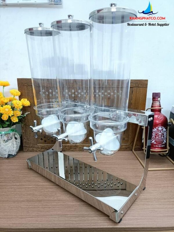 Bình đựng ngũ cốc 3 ngăn 121563