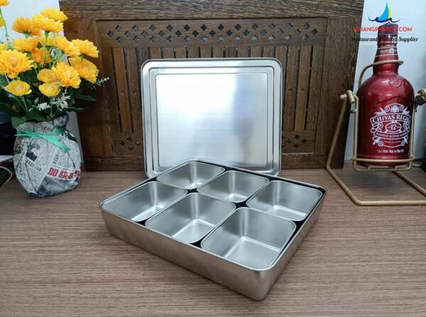 Bộ gia vị 6 ngăn