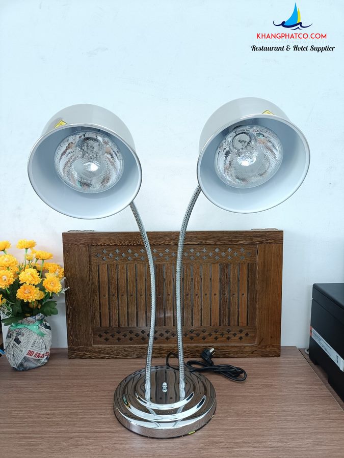 Đèn hâm nóng thức ăn 2 bóng (inox) 121168S Den ham nong thuc an 121168S .4 - Đèn hâm nóng thức ăn 2 bóng (inox) 121168S