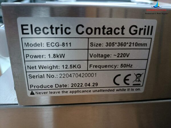 Máy kẹp nướng bánh panini ECG-811