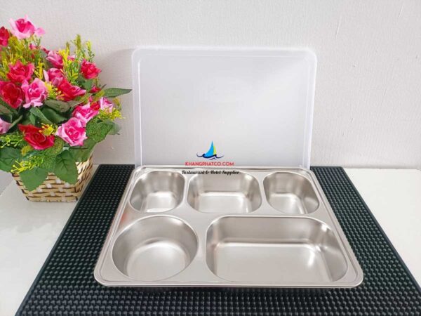 Nắp nhựa khay 5 ngăn nhỏ NFP01