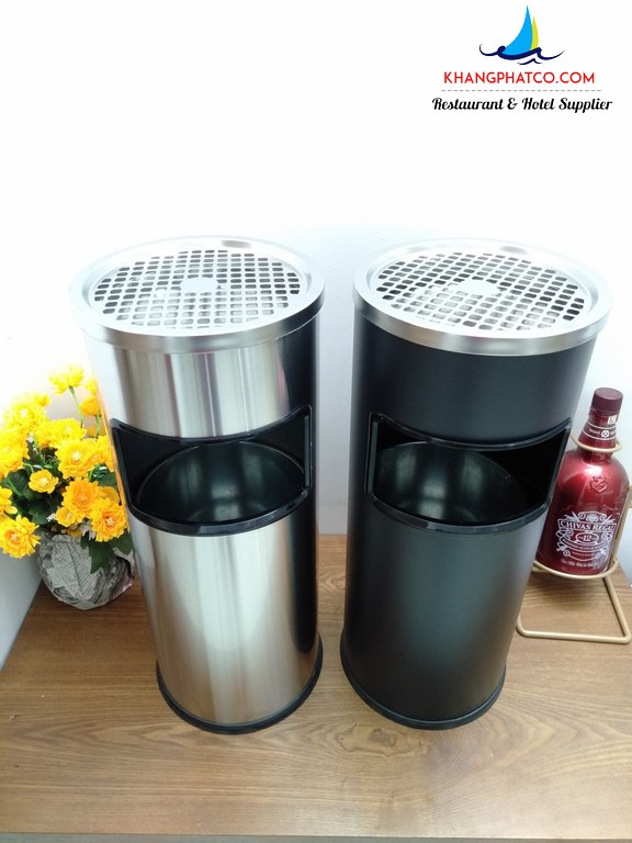 Thùng rác gạt tàn tròn Thùng rác gạt tàn tròn
