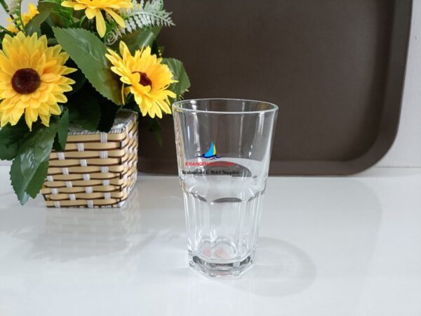 Ly Thủy Tinh Tám Góc Ốm Trong Suốt 300ml Thái Lan UG-407 1