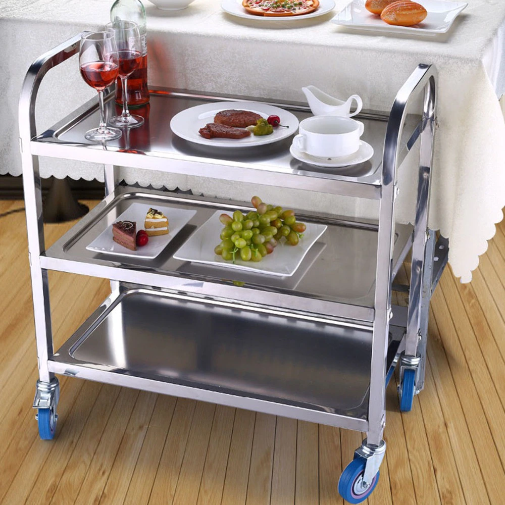 Xe day thuc an inox chuyen nghiep - Địa chỉ mua xe đẩy thức ăn inox uy t&iacute;n