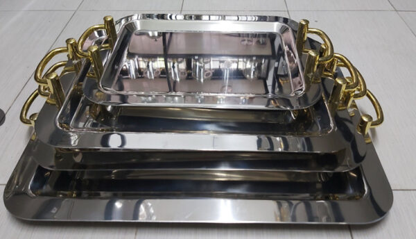 Dĩa trang trí chữ nhật