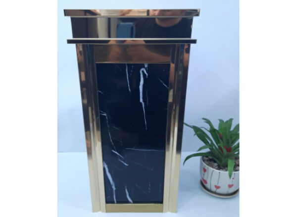 Thùng rác lễ tân số 4 màu đen