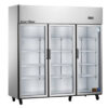 Tủ mát inox 3 cửa kính