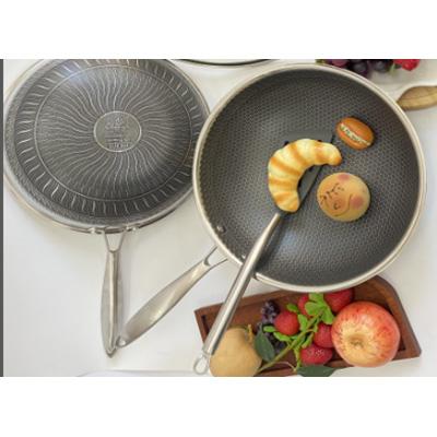 Chảo inox 304 hoa văn sâu