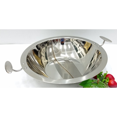 Nồi lẩu inox 2 ngăn size 36cm