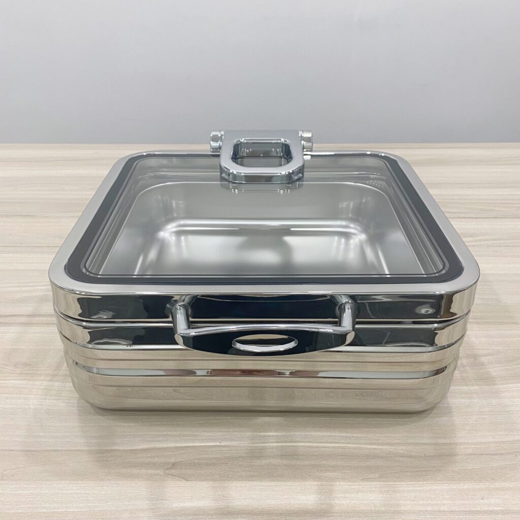 Nồi hâm buffet vuông 6021L Noi ham buffet vuong 6021L co truc thuy luc 1 so bo phan inox 304 2 scaled 1 1024x1024 - Nồi hâm buffet vuông 6021L